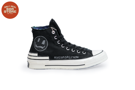 Converse Chuck 70 Hacked Heel High 'Tear Away - Black Blue' - A02407C