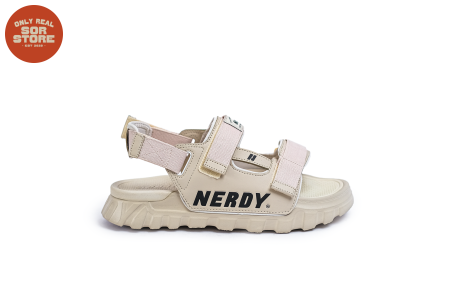 Sandals Nerdy Double Strap Breadsole camel - PNEU2AE030202
