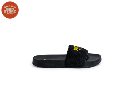 PUMA Leadcat Suede Slide 'Black Team Gold' - 365758-01