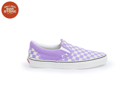 Vans Classic Slip-On 'Checkerboard - Violet Tulip' - VN0A38F7VLX