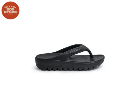 discovery flip flop black