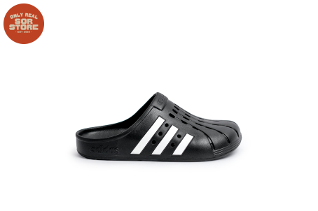 Adidas Adilette Clogs ‘Black White’ GZ5886