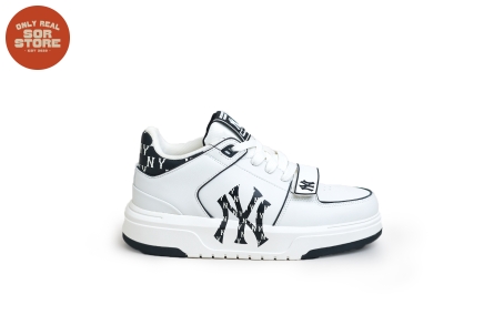 MLB Chunky Liner Mid Heel Classic Mono New York Yankees Black - 3ASXLMC4N-50BKS