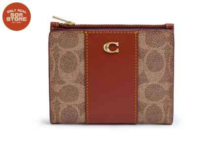 Coach Signature Bifold Wallet Brown - C8526