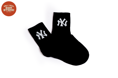 MLB Unisex Basic Big Logo High Socks Black - 100174386002_3ASOK112N