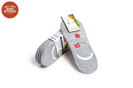 Uniqlo No Show Socks Grey