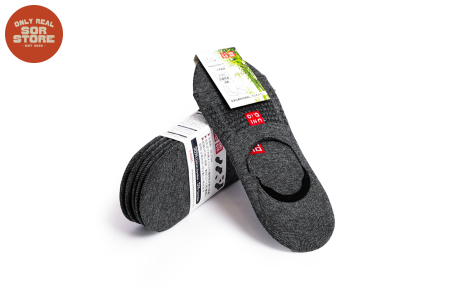 Uniqlo No Show Socks Dark Grey