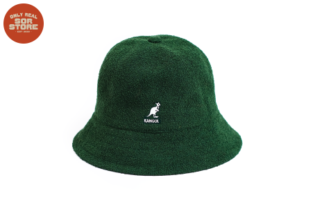 Kangol Furgora Casual Bucket Hat Dark Green - K3017ST